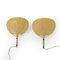 Uchiwa Wall Lamps by Ingo Maurer for Design M, 1970s, Set of 2 1