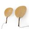 Uchiwa Wall Lamps by Ingo Maurer for Design M, 1970s, Set of 2 4