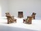 Leather Sling Chairs, 1970s, Set of 5, Image 12