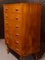 Tall Mid-Century Danish Teak Chest of Drawers with 6 Drawers 14
