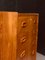 Tall Mid-Century Danish Teak Chest of Drawers with 5 Drawers 8