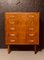 Cassettiera Mid-Century in teak con 5 cassetti, Danimarca, Immagine 1