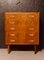 Tall Mid-Century Danish Teak Chest of Drawers with 5 Drawers 1