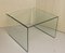 Crystal Coffee Table from Gibi, Italy, 1980s 4