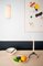 Lámpara de pared plisada con pantalla de lino, Imagen 4