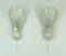 Mid-Century Shell Wall Lamps in Frosted Glass from Fischer, 1970s, Set of 2, Image 1