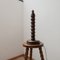 Französische Mid-Century Holz Tischlampe im Stil von Charles Dudouyt 7