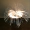 Fiber Optic Lamp in Glass and Steel, Italy, 1970s 12