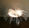 Fiber Optic Lamp in Glass and Steel, Italy, 1970s, Image 12