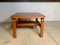 Danish Square Solid Teak Side or Coffee Table, 1960s, Image 11