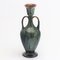 Tall Twin Handle Drip Glaze Vase from Linthorpe Pottery, 1885s 5