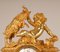 Antiker Kaminuhr aus vergoldeter Bronze in Cherub-Optik aus 19. Jh. Mit mythologischer Gott-Dekoration in Bacchus-Optik 6