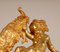 Orologio da camino antico in bronzo dorato con decorazione mitologica raffigurante Dio Bacco, Immagine 12