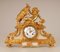 Antique 19th Century Gilt Bronze Cherub Mantel Clock with Mythological God Bacchus Decoration, Image 1