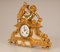 Antiker Kaminuhr aus vergoldeter Bronze in Cherub-Optik aus 19. Jh. Mit mythologischer Gott-Dekoration in Bacchus-Optik 7
