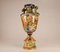 Tall Italian Majolica Serpentine Handles Vase with Separate Base Depicting Mythological Scene by Annibale Carracci, Farnese Gallery, Rome, 1597 16