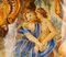 Vaso Serpentine in legno di olmo con base separata raffigurante una scena mitologica di Annibale Carracci, Farnese Gallery, Roma, 1597, Immagine 2