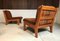 Low Scandinavian Solid Teak Easy Chairs, 1960s, Set of 2, Imagen 2