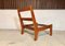 Low Scandinavian Solid Teak Easy Chairs, 1960s, Set of 2 22