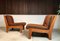 Low Scandinavian Solid Teak Easy Chairs, 1960s, Set of 2, Immagine 5