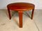 Danish Round Solid Teak Side or Coffee Table by Dyrlund, 1960s, Image 1