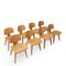 Chaises DCW en Contreplaqué par Charles & Ray Eames pour Vitra, Set de 8 1