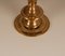 Lámparas de mesa antiguas de bronce dorado con candelabros de altar de iglesia convertidos. Juego de 2, Imagen 5