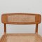 Chaise de Bureau Mid-Century en Bois et Jonc par Roger Landault 7