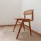 Mid-Century Wood and Cane Desk Chair by Roger Landault, Image 11