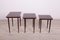 Tavolini ad incastro Mid-Century in palissandro, Danimarca, anni '60, set di 3, Immagine 4
