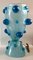 Lampe de Bureau Mid-Century en Verre Murano Bleu Soufflé de Barovier & Toso, Italie, 1950 6