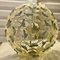 Italian Green and Light Gold Murano Art Glass Chandelier, 1980 7