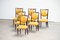 Art Deco Chairs, France, 1940, Set of 6 5