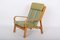 Poltrona GE671 vintage di Hans J. Wegner per Getama, Immagine 8