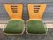 Stackable Metal & Wood Chairs, 1990s, Set of 2, Image 2