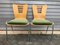 Stackable Metal & Wood Chairs, 1990s, Set of 2 5