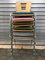 Stackable Metal and Wood Chairs, 1990s, Set of 6, Image 7