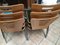 Stackable Metal and Wood Chairs, 1990s, Set of 6, Image 3