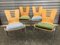 Stackable Metal and Wood Chairs, 1990s, Set of 4 13