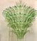 Lustre Mid-Century Rond en Verre de Murano Transparent et Vert, 1990s 10