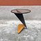 Tavolino da caffè Mid-Century moderno irregolare con ripiano rotondo, Italia, anni '80, Immagine 2