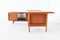 Executive Desk with Return in Teak by Arne Vodder for Sibast, Denmark, 1960s 3