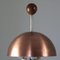 Lampe mit Marmorsockel und Schirm aus Kupfer, 1950er 6