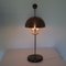 Lampe mit Marmorsockel und Schirm aus Kupfer, 1950er 3