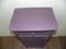 Antiker violett lackierter Nachttisch 5