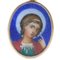 20th Century Russian Painted Enamel Saint George Pendant from Faberge, 1900s 2