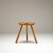 Solid Beech Tripod Milking Stool, Denmark, 1950s 6