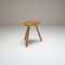 Solid Beech Tripod Milking Stool, Denmark, 1950s 2