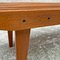 Mid-Century Modern Italian Solid Wood Bench, 1960s 9