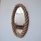 Mid-Century French Rope Mirror by Adrien Audoux & Frida Minet 1